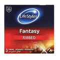 Lifestyle Fantasy Ribbed Condom