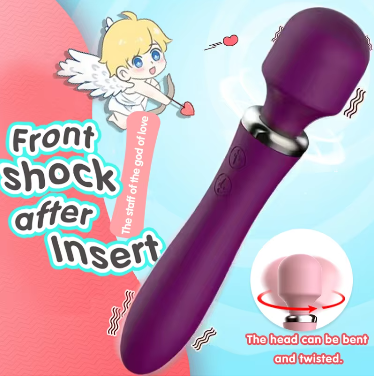 AV Wand Dual-Head Silicone Vibrator